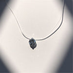 Choker Fish Line Crystal Necklace