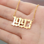 Birth Year Necklace