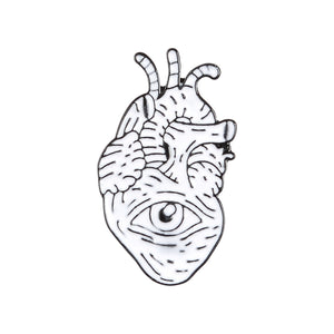 Anatomical Heart Brooches (19 Styles)