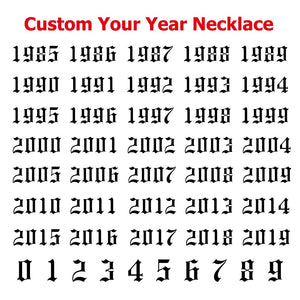 Birth Year Necklace