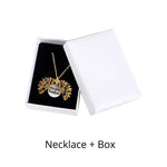 Double-layer Metal Pendant Necklace