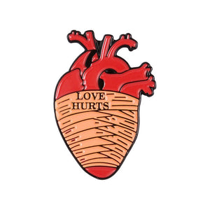 Anatomical Heart Brooches (19 Styles)