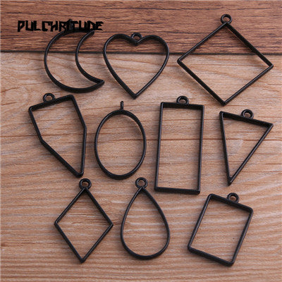 Geometric Blank Charms / lot