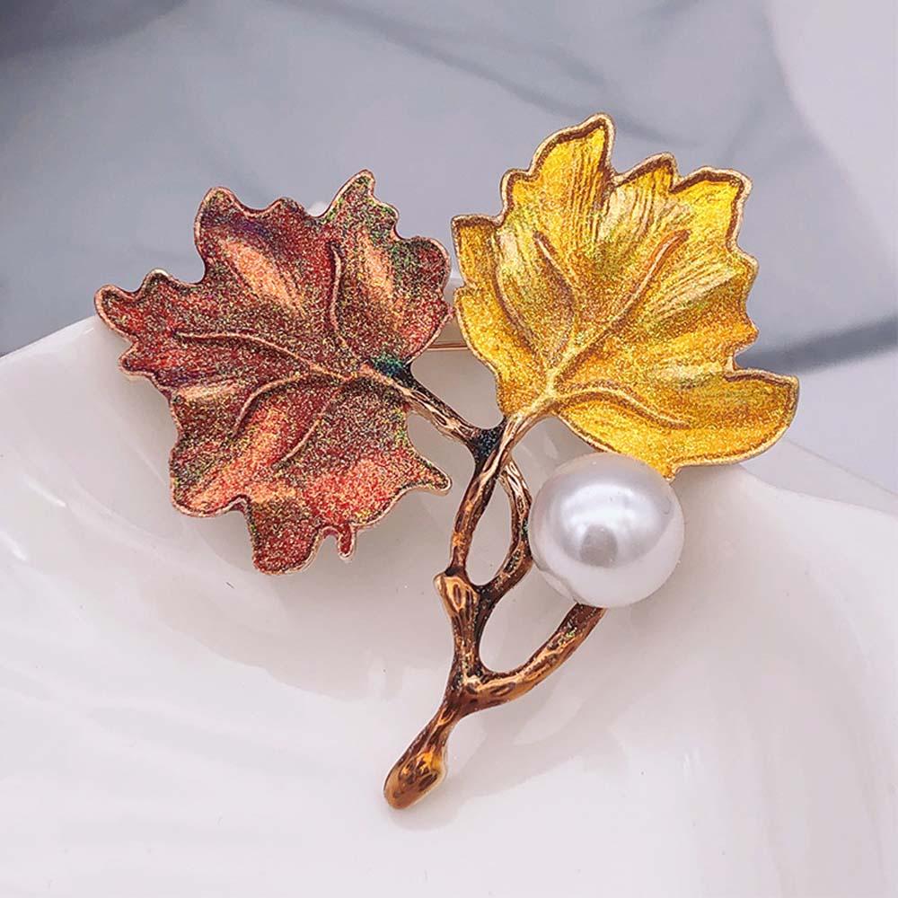 Maple Leaf Brooch