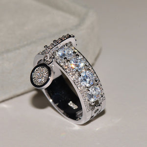 Luxury Zircon Promise Ring