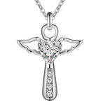 Silver Cross Pendent Necklace