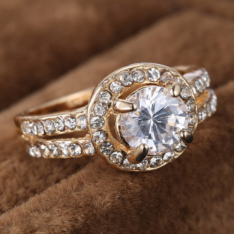 Crystal Bridal Ring