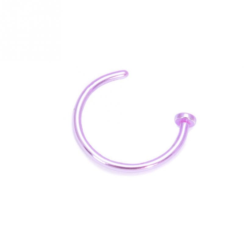 Thin Surgical Steel Nose Hoop