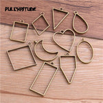 Geometric Blank Charms / lot