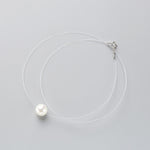 Crystal Pearl Transparent Necklace