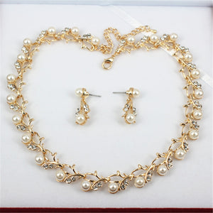 Pearl Wedding Jewelry Set