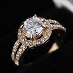 Crystal Bridal Ring