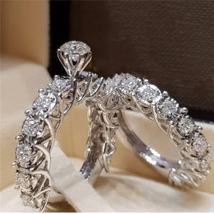 Bridal Wedding Ring Set (2 Piece)