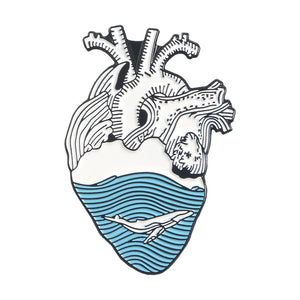 Anatomical Heart Brooches (19 Styles)