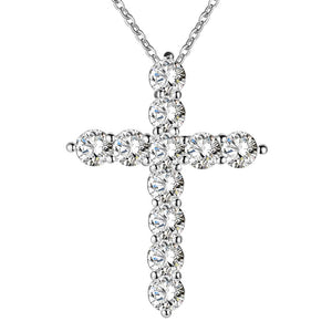 Silver Cross Pendent Necklace