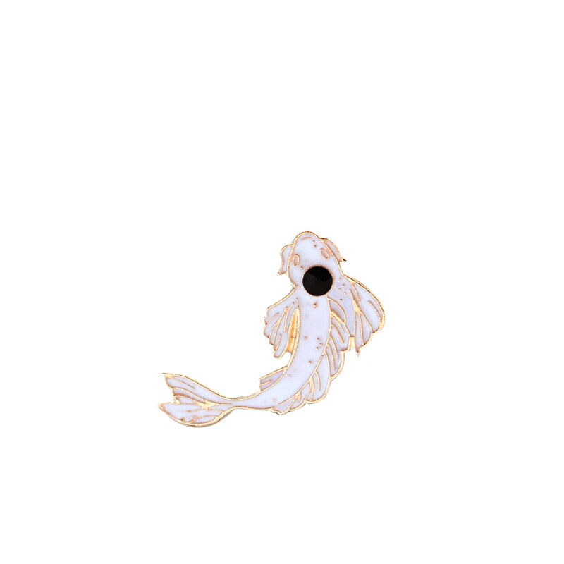 Goldfish Enamel Brooches