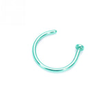 Thin Surgical Steel Nose Hoop