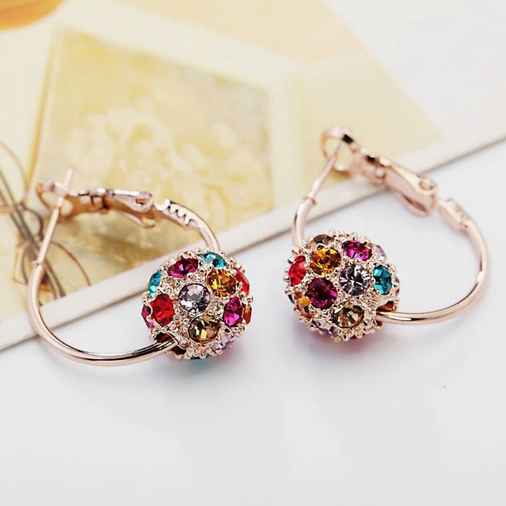 Crystal Ball Earrings