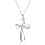Silver Cross Pendent Necklace