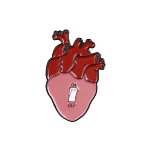 Anatomical Heart Brooches (19 Styles)