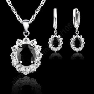 Silver Party Jewelry Set