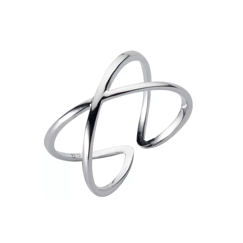 Silver Cross Ring