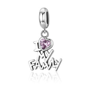 Silver Crystal Charm