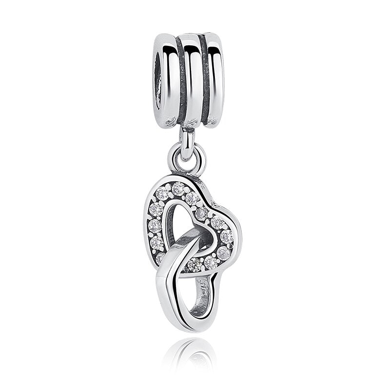 Silver Crystal Charm