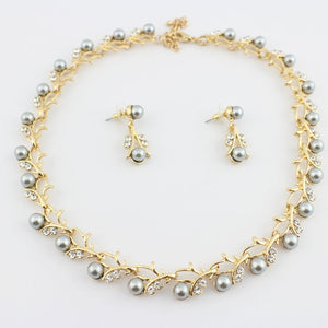 Pearl Wedding Jewelry Set