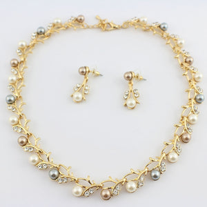 Pearl Wedding Jewelry Set