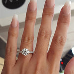 Cubic Zircon Promise Ring