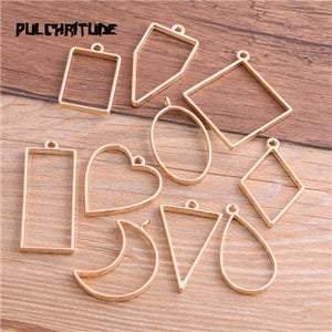 Geometric Blank Charms / lot