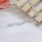 Beautiful Elegant Silver Bracelet Chain Bracelet Bangle For Women Lady Fashion Jewelry