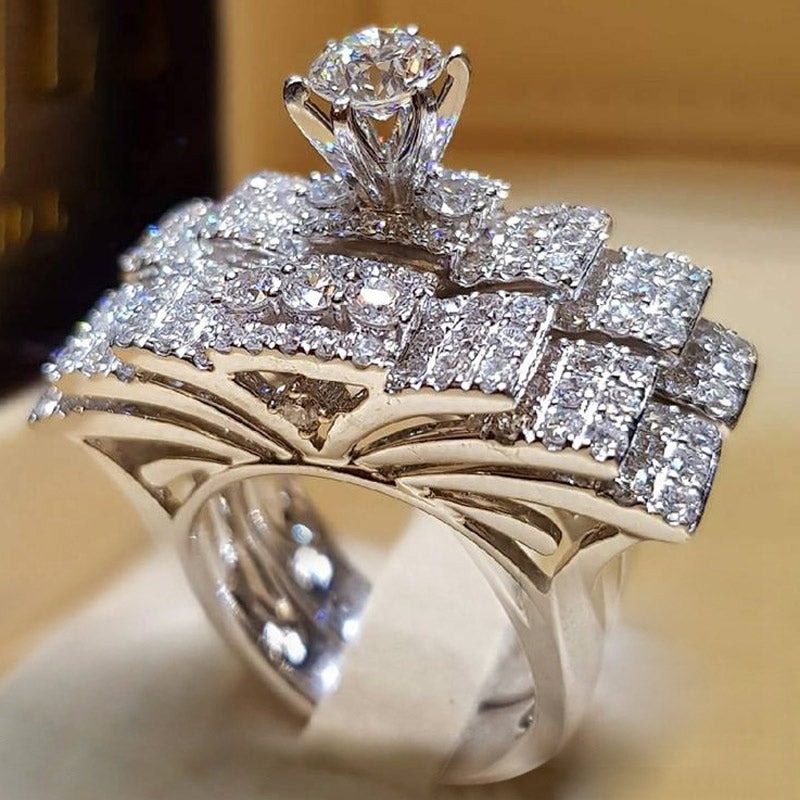 Bridal Wedding Ring Set (2 Piece)