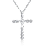 Silver Cross Pendent Necklace