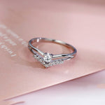 Zircon Promise Ring