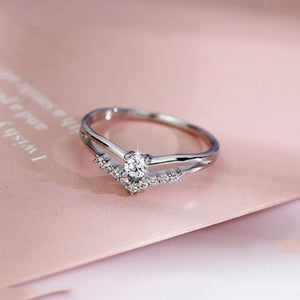 Zircon Promise Ring