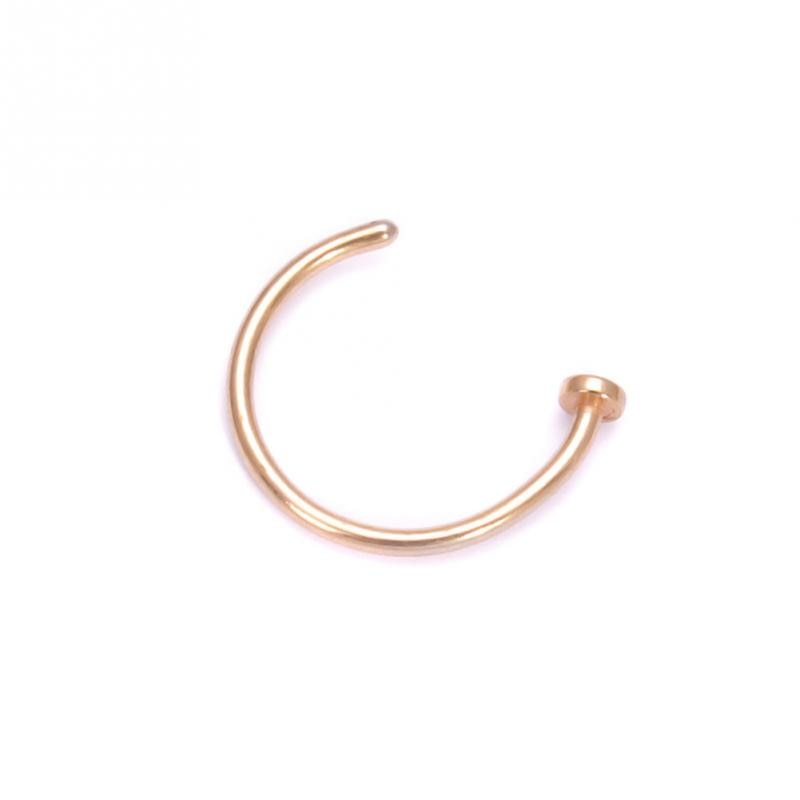 Thin Surgical Steel Nose Hoop