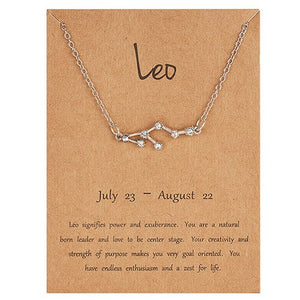 Star Zodiac Pendent Necklace