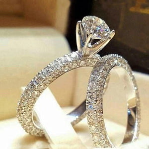 Bridal Wedding Ring Set (2 Piece)