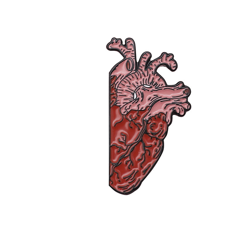 Anatomical Heart Brooches (19 Styles)