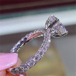 Cubic Zircon Promise Ring