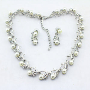 Pearl Wedding Jewelry Set