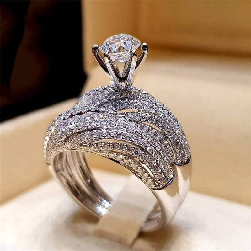 Bridal Wedding Ring Set (2 Piece)