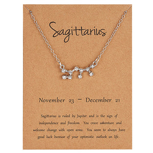 Star Zodiac Pendent Necklace