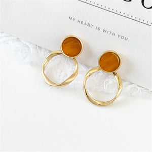 Twin Resin Earrings