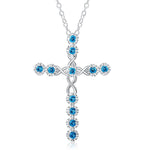 Silver Cross Pendent Necklace