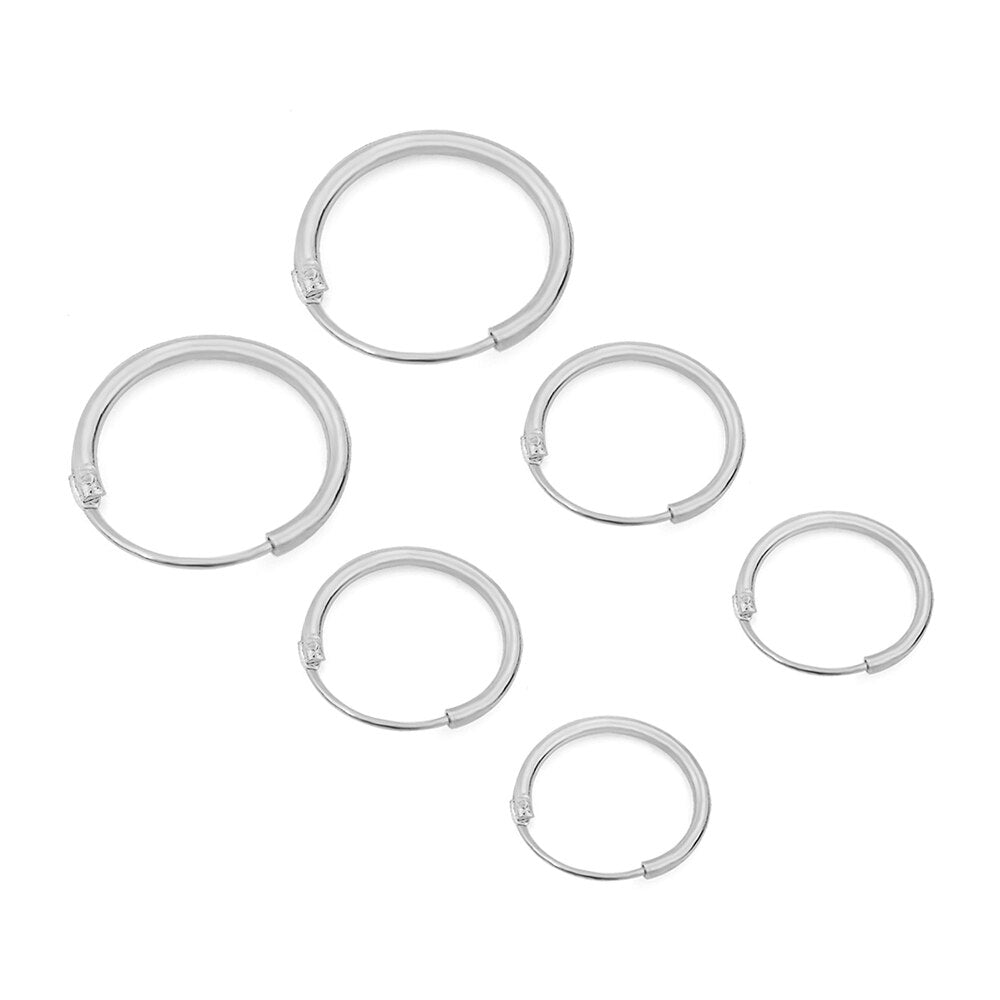 Simple Round Circle Earrings