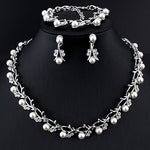 Pearl Wedding Jewelry Set