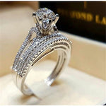 Bridal Wedding Ring Set (2 Piece)